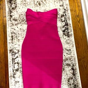 Strapless Figure Hugging Dress